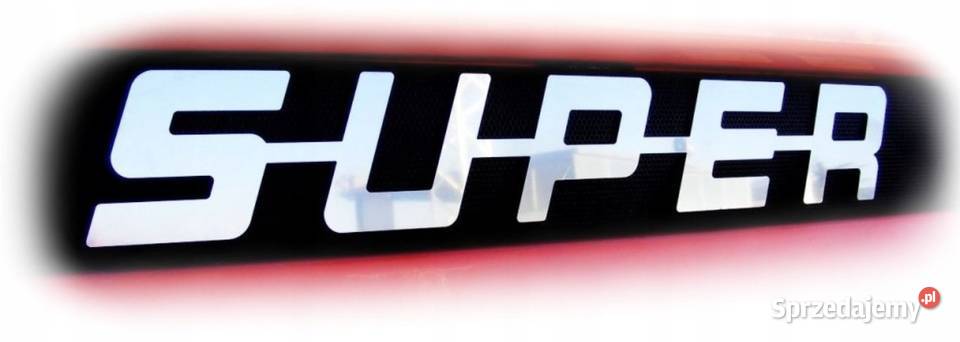 SCANIA SUPER emblemat 3mm połysk lustro akrylowe Emblematy wielkopolskie Kobierno