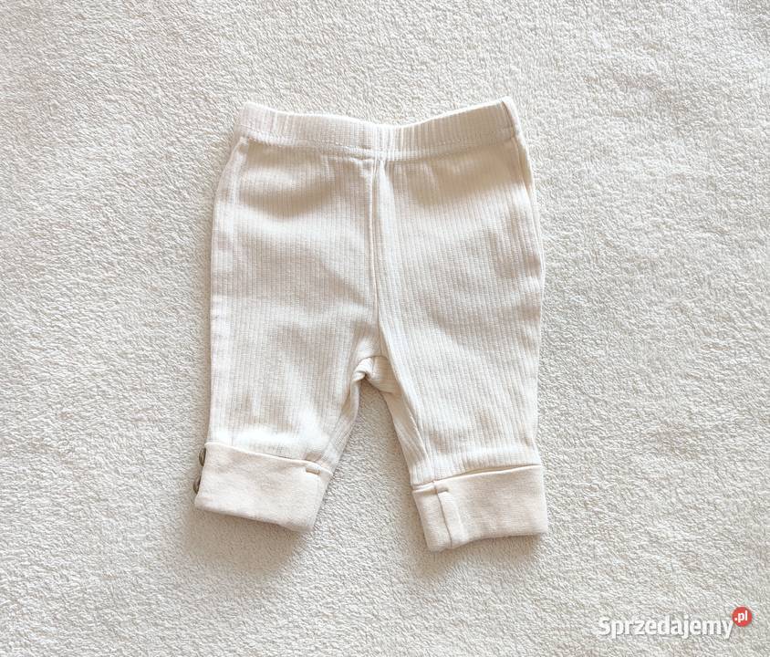 Spodenki legginsy Sinsay 56 bawełna kremowe Szczecin