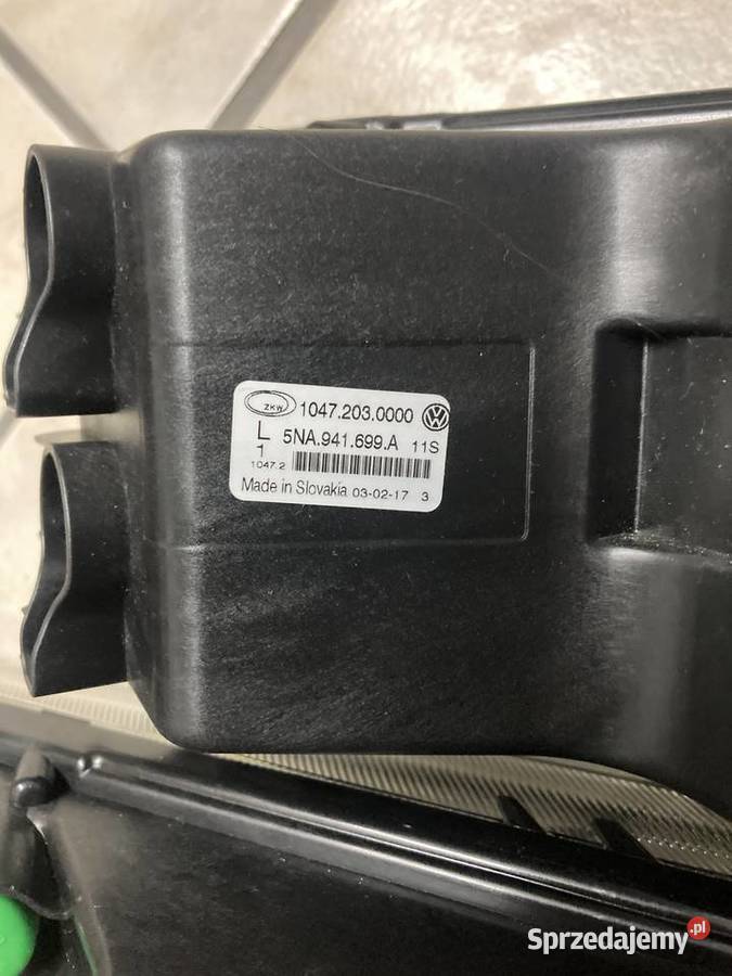 VW TIGUAN II HALOGEN 5NA941699A 5NA941700A Rakoniewice sprzedam