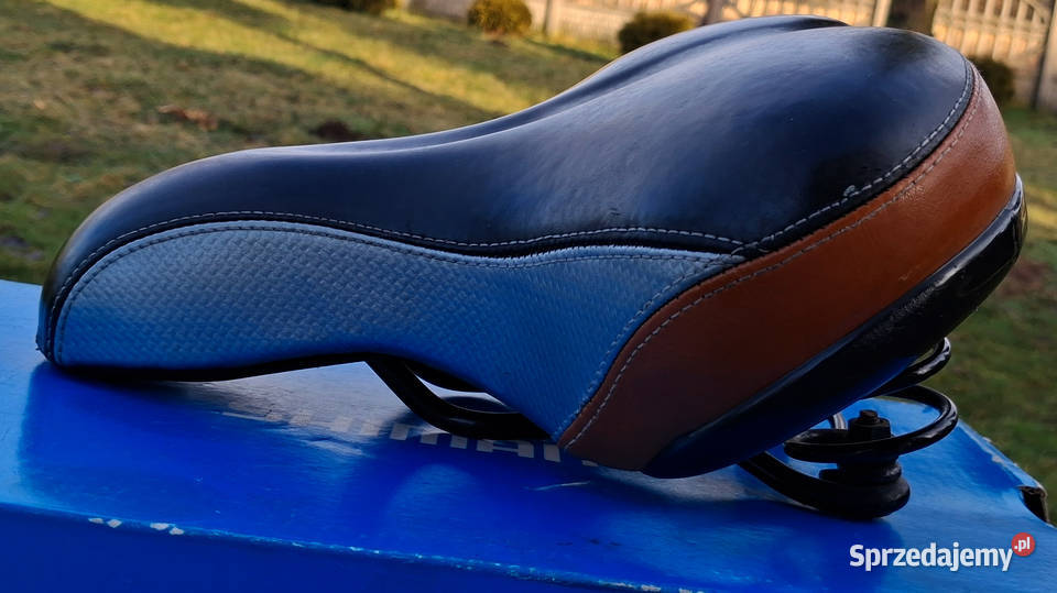 Siodło siodełko rowerowe z amortyzacją