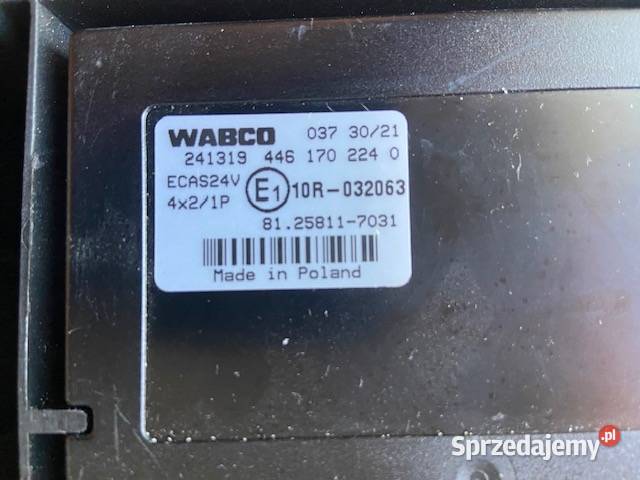 ECAS 4x2 Man TGA TGS Wabco 81258117031 Maszewo