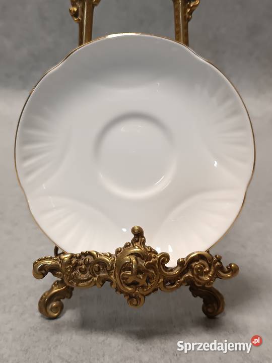 Staffordshire Crown Filiżanka Trio Śniadaniówka Antyki, Sztuka, Kolekcje