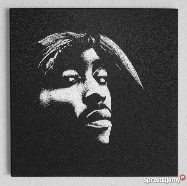 Tupac 2pac Obraz ręcznie grawerowany w blasze sprzedam