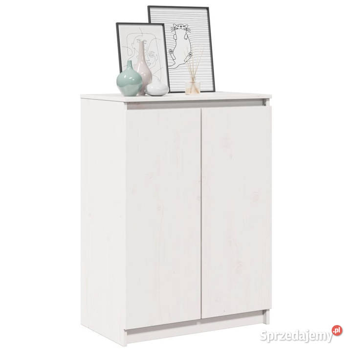 Szafka boczna biała 60x36x84 lite drewno sosnowe mazowieckie sprzedam
