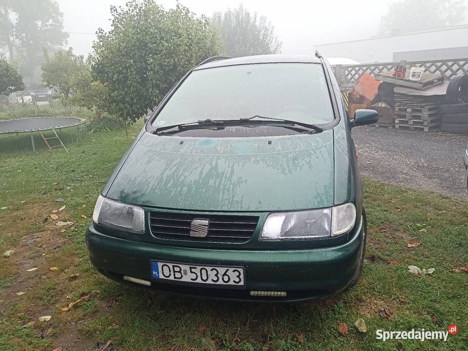 Seat Alhambra siedmioosobowy 19 TDI 110 koni elektryczne lusterka Pisarzowice