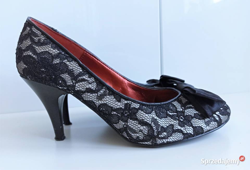 Szpilki czółenka koronka Graceland 36 śląskie Katowice