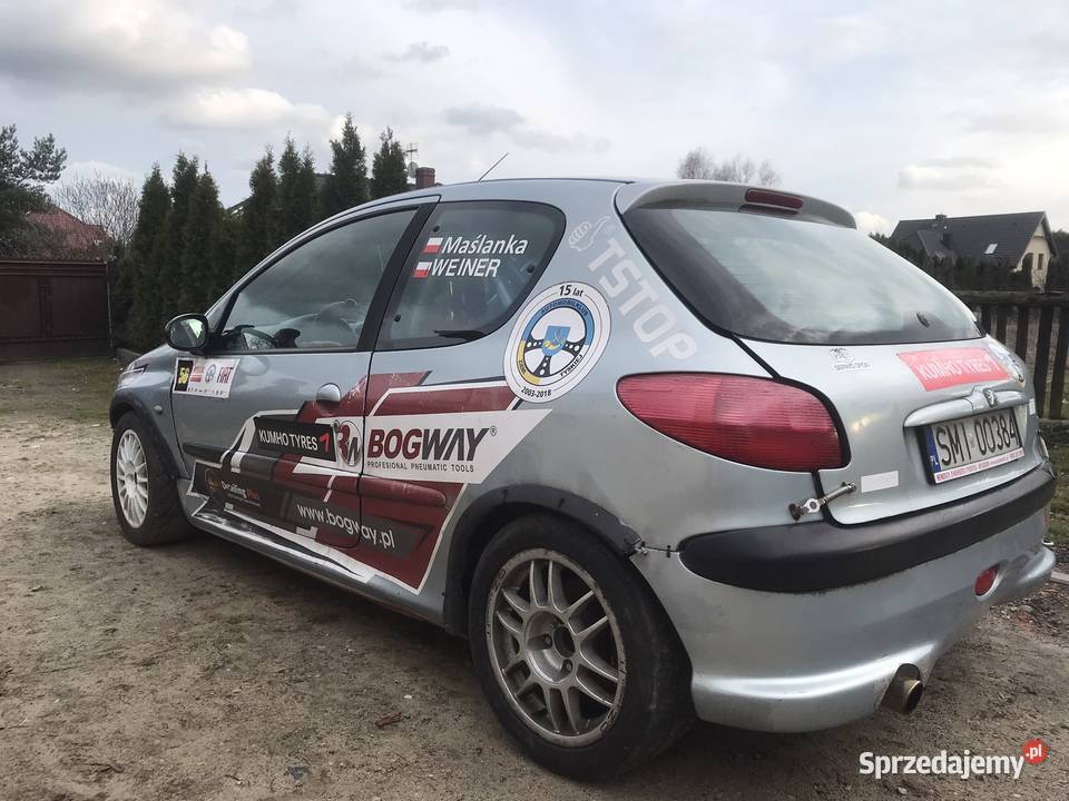 Peugeot 206 KJS SKJS RSMŚL Tarmac śląskie