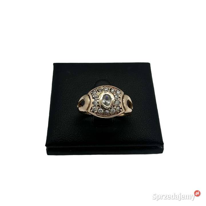 Złoty Pierścionek pr 585 313g R16 Elbląg