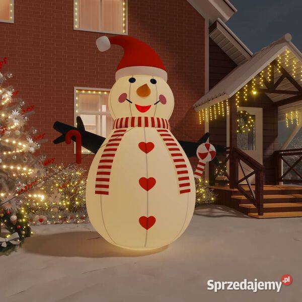 vidaXL Nadmuchiwany bałwan z oświetleniem LED mazowieckie sprzedam