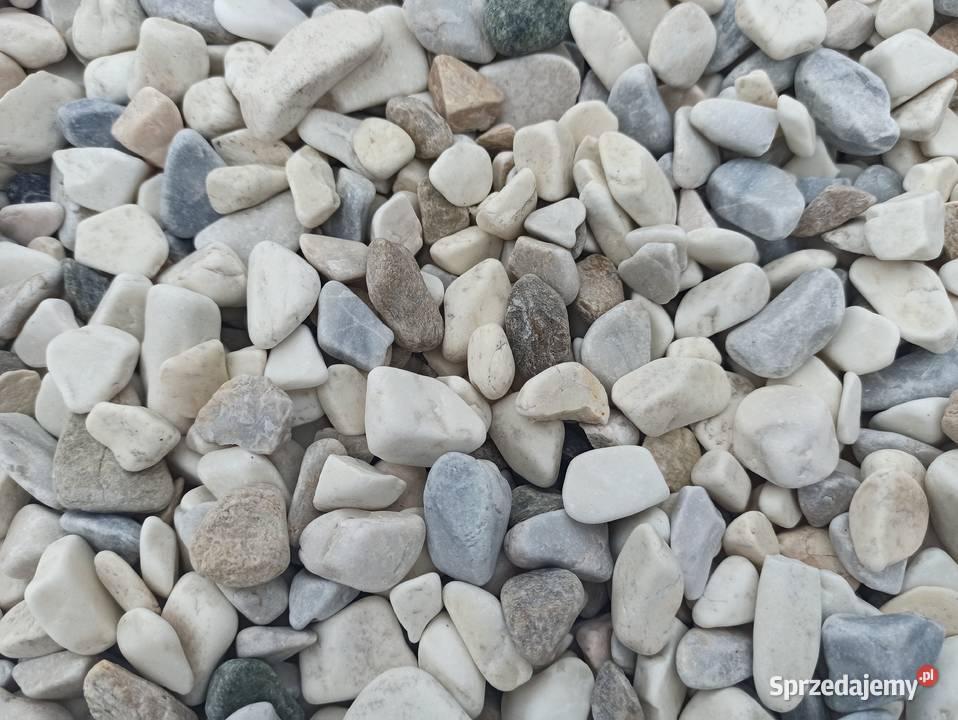Kamień ozdobny otoczak Lazurowy pastelowy biały Oświęcim