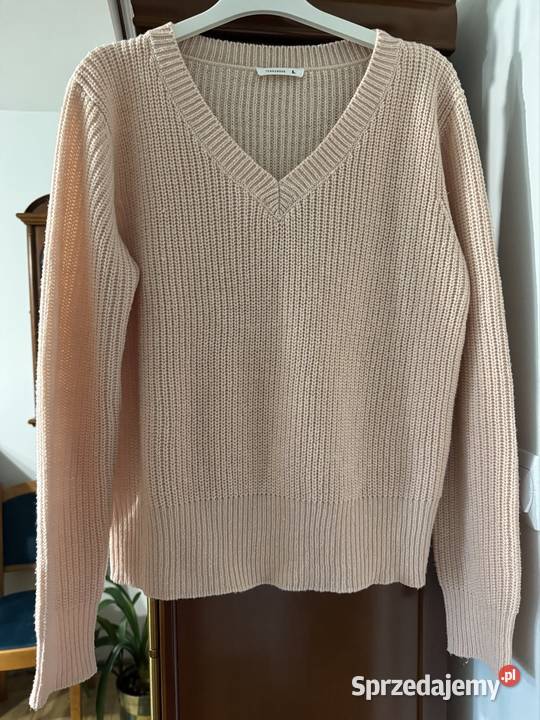 Sweter damski L Terranowa róż pudrowy perełka Częstochowa