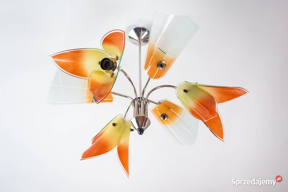 Żyrandol lata 60 Look PopArt MidCentury Vintage Dąbrowa Górnicza