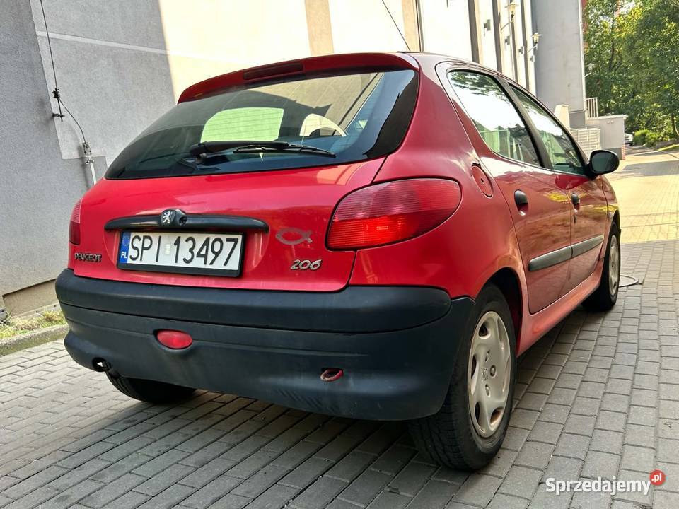 Peugeot 206 11 2002 śląskie Bytom