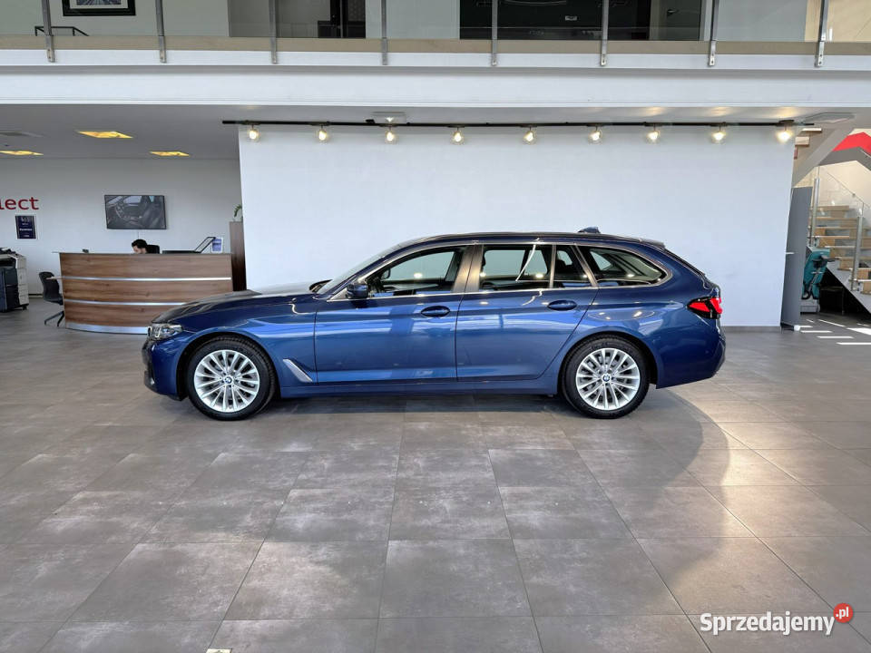 BMW 520 d Touring mHEV 190 automat 2021 r salon garażowany Myślenice