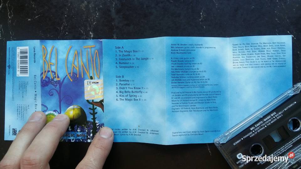 Kaseta magnetofonowa Bel canto Magic box Wyd Płyty i kasety Siemiatycze