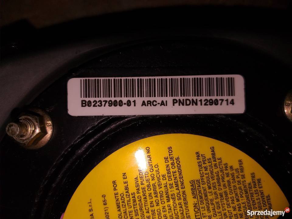 poduszka powietrza Airbag opel astra