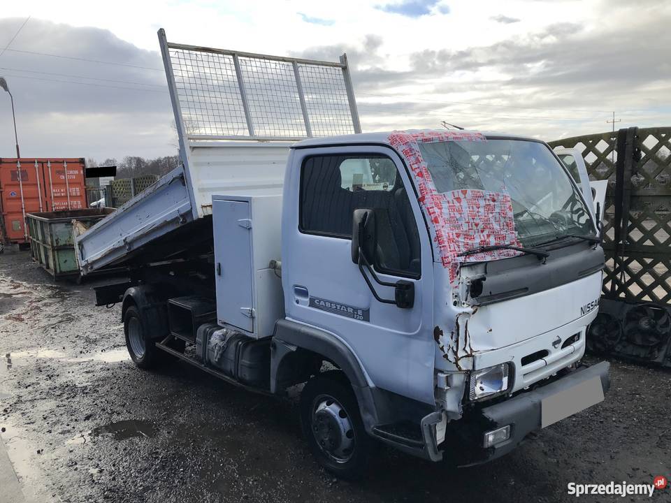 NISSAN CABSTAR 3120 TDI KIPPER WYROTKA RESOR uszkodzony Piekarzew