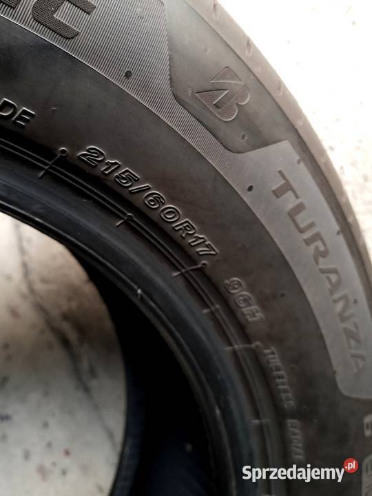 nowe opony letnie Bridgestone 2156017 2024r podkarpackie Gorzyce