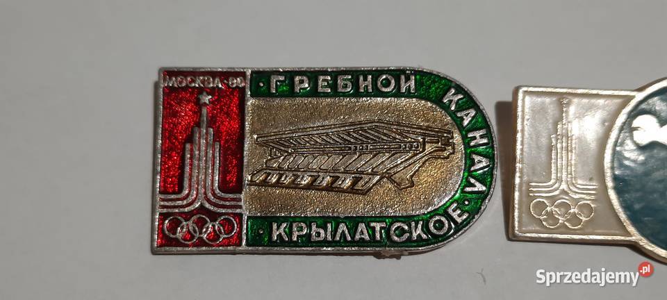 odznaki 3 Olimpiada Moskwa 1980 Rosja ZSRR 7 Warszawa