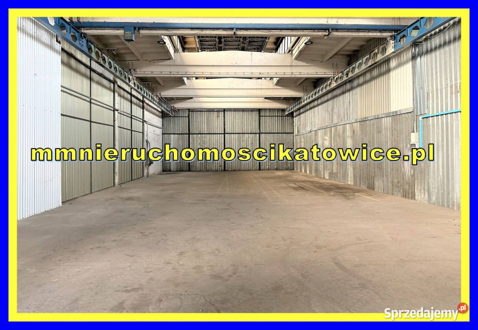 Hala ogrzewana do wynajęcia Katowice DTŚ 354m2 śląskie