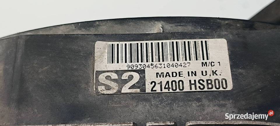 CHŁODNICA WODY NISSAN ALMERA 21400 HSB00 Lipno