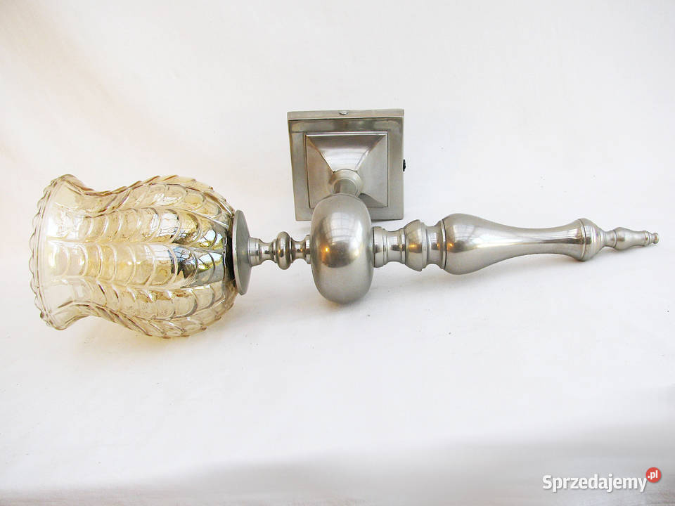 Kinkiet duży cynowy Szczecinek