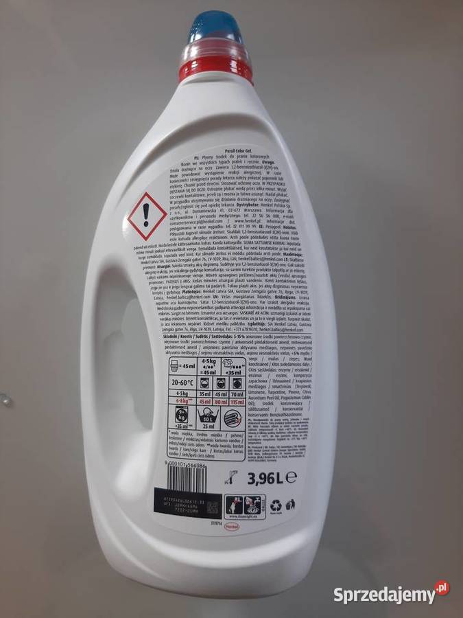 Płyn do prania persil color deep clean 396l 10 Pozostałe
