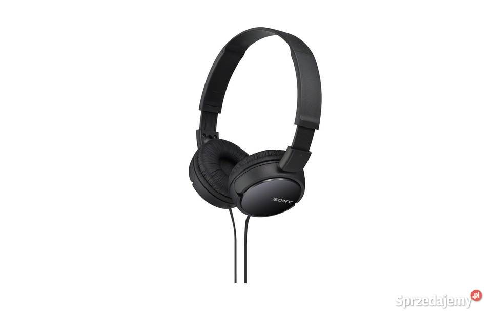 Słuchawki Sony MDR-ZX110 czarne nowy komplet gwarancja