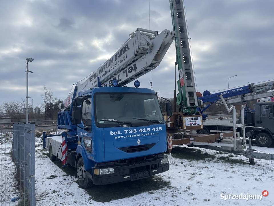 Żuraw Ciesielski dźwig dekarski Klaas K 301000 Kiełczewo