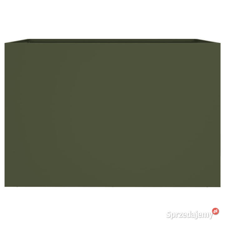 Donica oliwkowa 62x40x39 stal WM841598 sprzedam