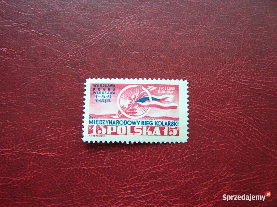 Polska 1949 MNH Mi 486 Sport Kolarstwo