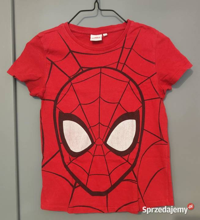 Tshirt chłopięcy ze Spiderman Marvel z krótkim Warszawa