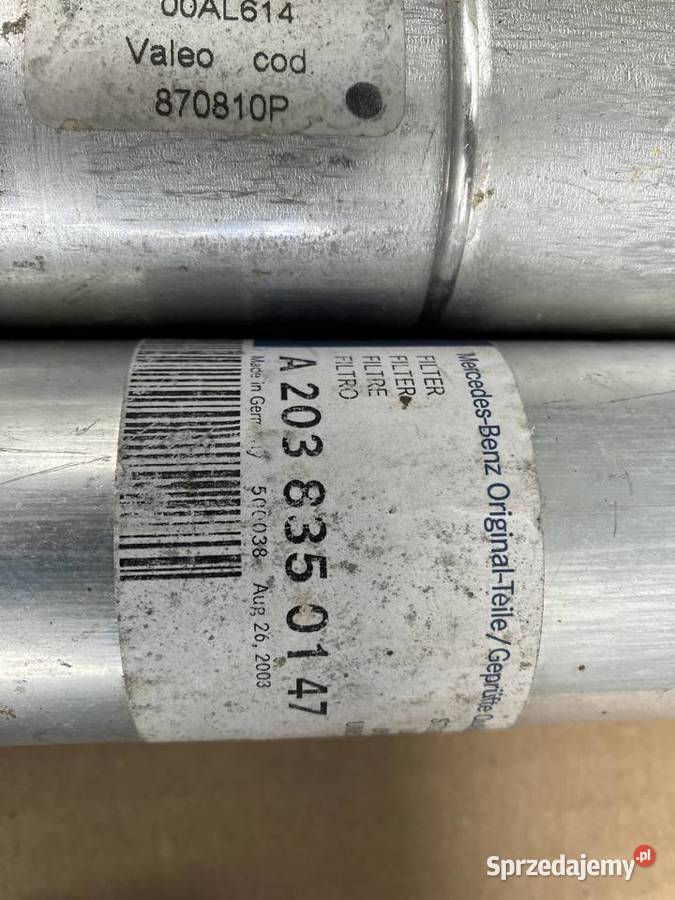 Mercedes osuszacz klimatyzacji A2038350147 Kłodzko