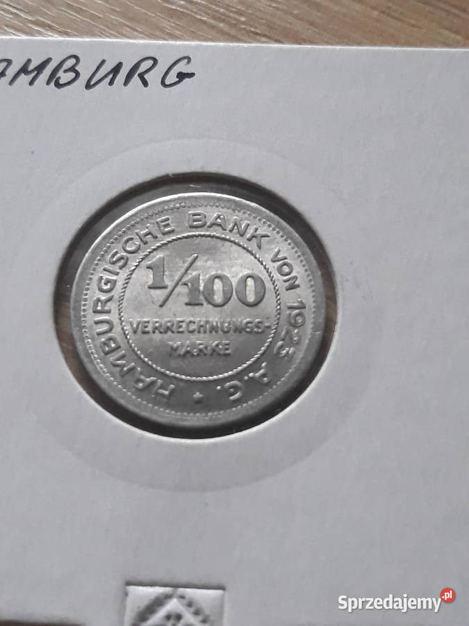 1100 Marki Hamburg 1923 r Notgeldmenniczy Konin sprzedam