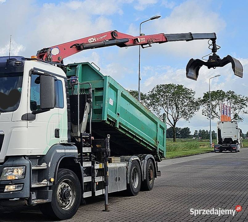 Wuwrotka 6x2 6x4 H Bordmatic z dzwigiem Man TGS Wywrotki sprzedam