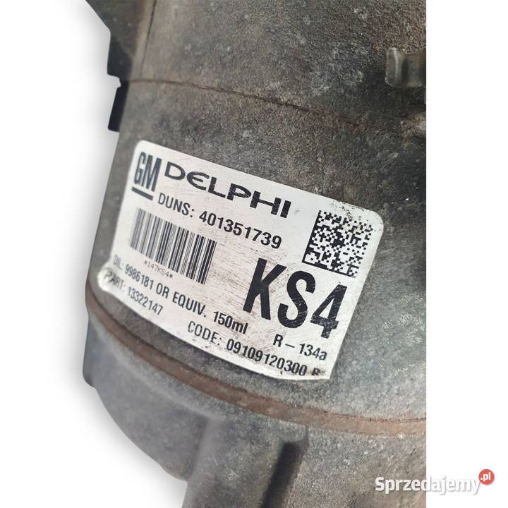 KOMPRESOR KLIMATYZACJI Opel Astra J Cruze 16 14