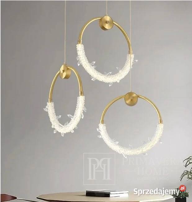 Żyrandol nowoczesny MOON lampa wisząca glamour mazowieckie Warszawa