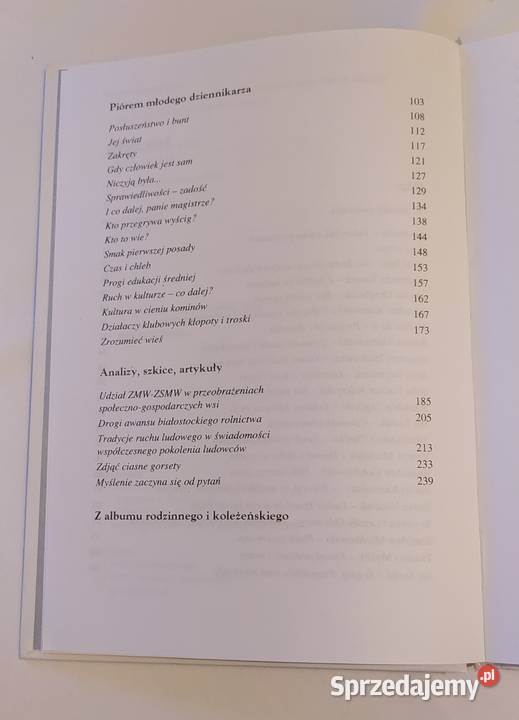Z OTWARTYM SERCEM KSIĘGA JERZEGO GRZYBCZAKA 1936 Książki naukowe i popularnonaukowe Hajnówka