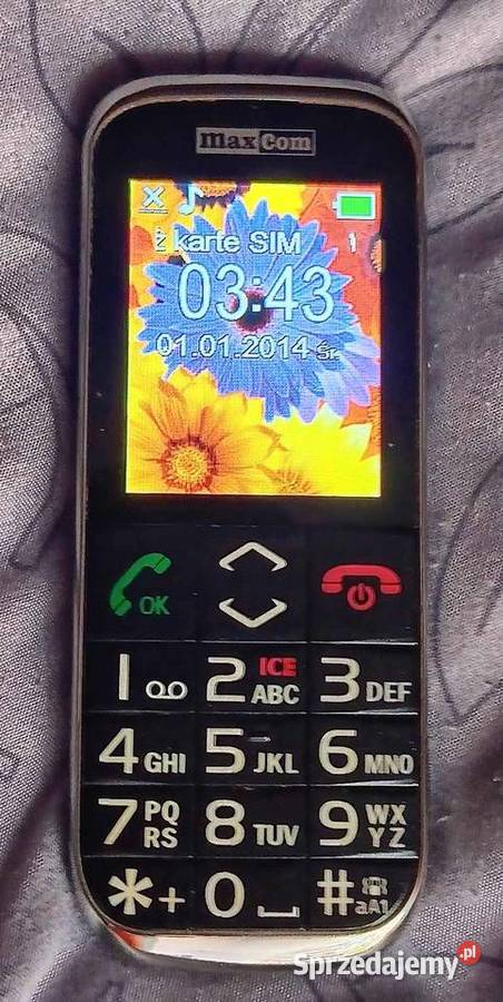 Telefon komórkowy Seniora babci dziadka Maxcom opolskie Opole