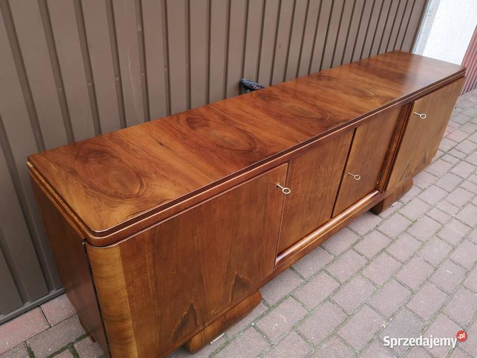 Komoda Niska ARTDECO RTV Orzech 186 Stara Antyk sprzedam
