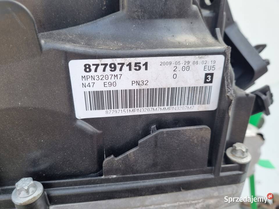 SILNIK KOMPL BMW E90 E91 E92 20 D DIESEL wtryski Chełm