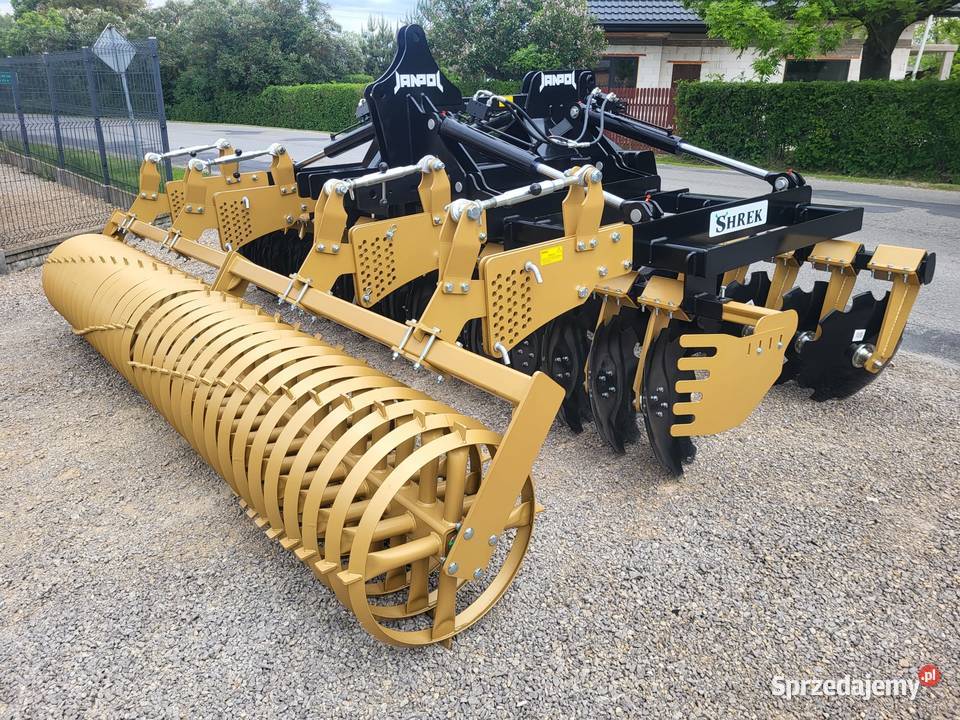 brona talerzowa hydrauliczna JANPOL HIT SHREK nieuszkodzony