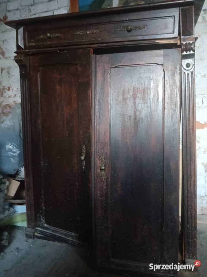 Szafakomoda dębowa ponad 100 letnia Strzegom