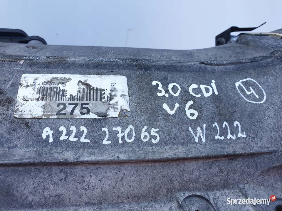 Mercedes W222 S 350 30 V6 CDI SKRZYNIA BIEGÓW lubelskie Chełm
