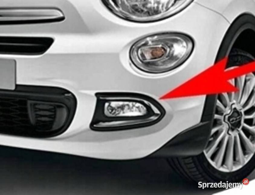 Ramka chrom halogenu fiat 500 X OE 50927460 Wschowa