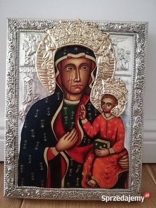 Piękna Ikona Matka Boska Częstochowska Łódź sprzedam