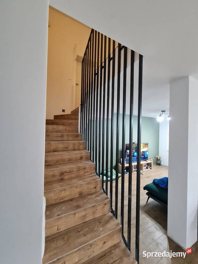 Balustrada Harfowa LOFT Lamele Stalowe pod pomorskie