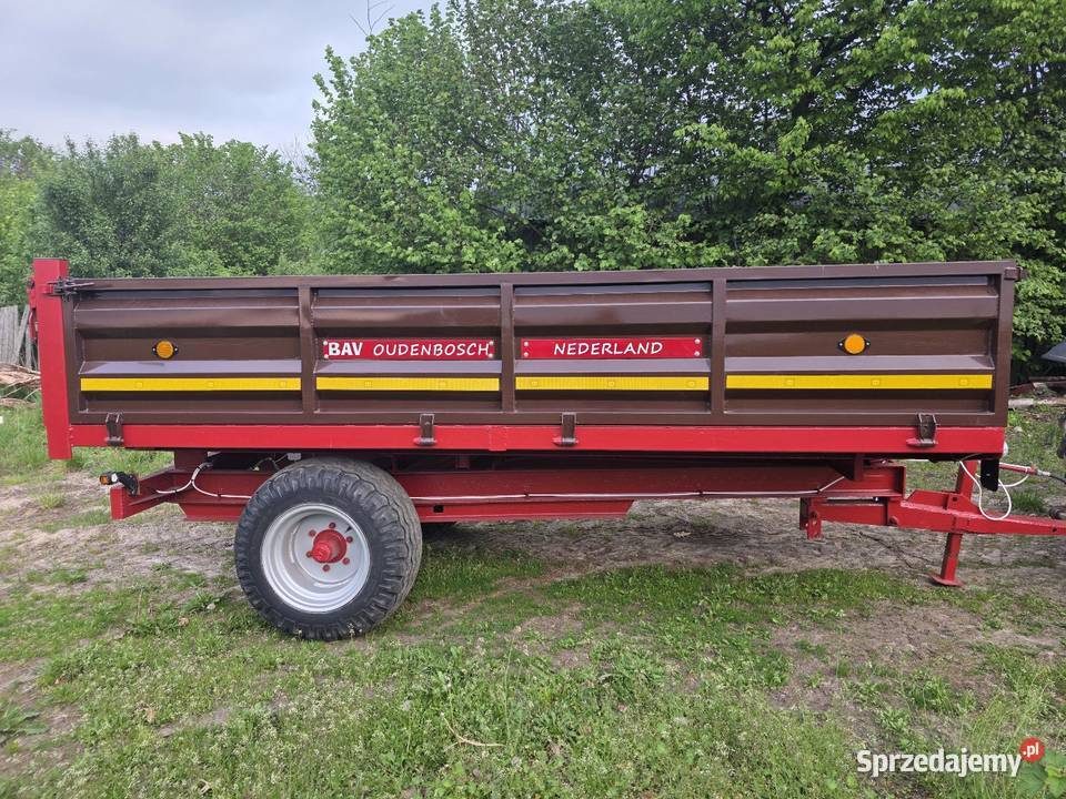 Przyczepa rolnicza wywrotka kiper jednoosiowa Okół