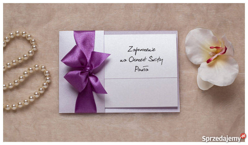 Zaproszenia na chrzest Warszawa