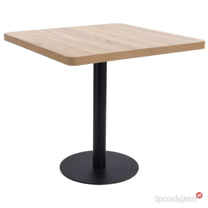 Stolik bistro jasnobrązowy 80 x 80 MDF WM286433 Warszawa